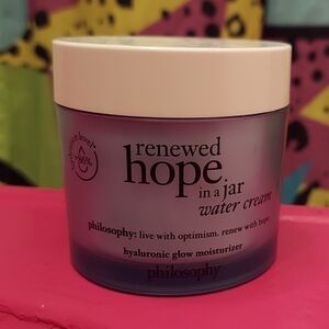 Used Philosophy Hope In A Jar Water Cream 4oz